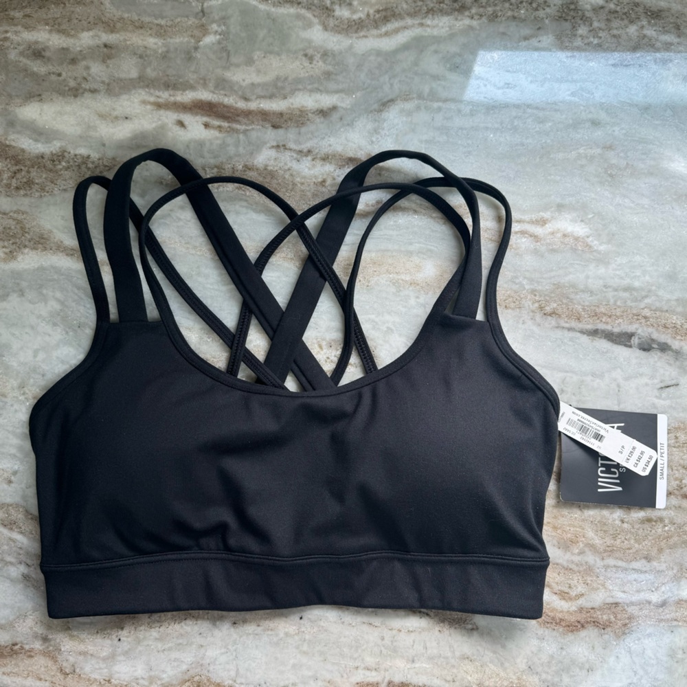 NWT! Victoria’s Secret Sz S Sports Bra, removable light pads,VG quality material
